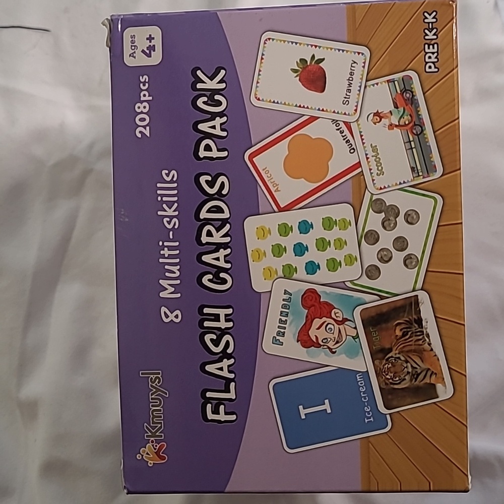 New in box! Kids Learning Flash cards Sight Words box set alphabet animals Set
